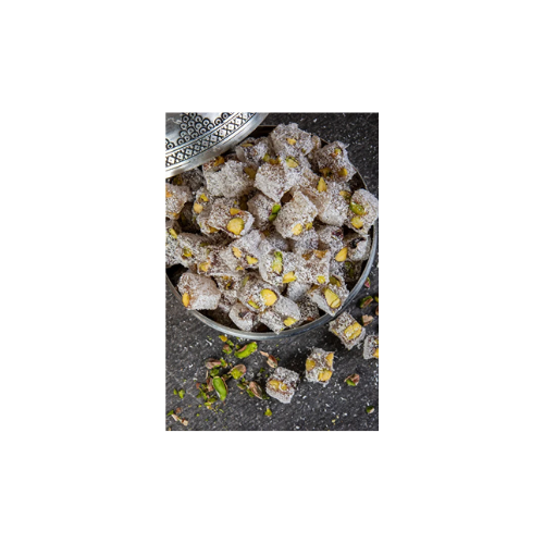 Çifte Kavrulmuş Antep Fıstıklı Sade Lokum 500g
